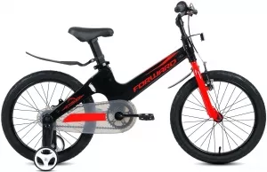 Детский велосипед Forward Cosmo 18 2021 (черный/красный) фото