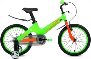 Детский велосипед Forward Cosmo 18 2021 (салатовый/оранжевый) фото
