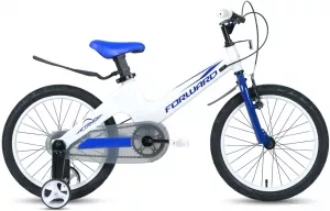 Детский велосипед Forward Cosmo 18 2.0 2021 (белый/синий) фото