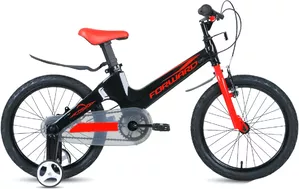 Детский велосипед Forward Cosmo 18 2.0 2021 (черный/красный) фото