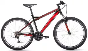 Велосипед Forward Flash 26 1.0 р.15 2020 (черный/красный) фото