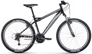 Велосипед Forward Flash 26 1.0 р.15 2021 (черный/серый) фото