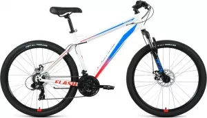Велосипед Forward Flash 26 2.2 S disc 2021 (белый/голубой) фото