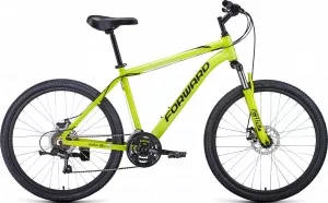 Велосипед Forward Hardi 26 2.1 disc 2021 (желтый) фото