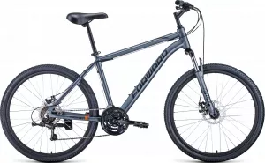 Велосипед Forward Hardi 26 2.1 disc 2021 (серый) фото