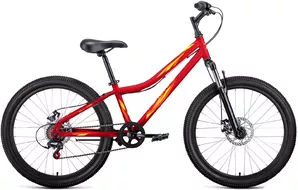 Велосипед Forward Iris 24 2.0 D 2022 (красный/желтый) icon