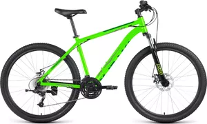 Велосипед Forward Katana 27.5 D 2023 (ярко-зеленый/серый) фото