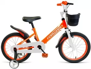 Детский велосипед Forward Nitro 18 2020 (оранжевый/белый) фото