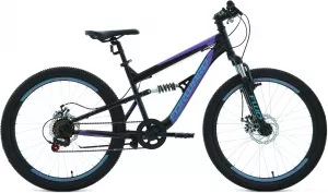 Велосипед Forward Raptor 24 2.0 disc (черный/фиолетовый, 2020) фото