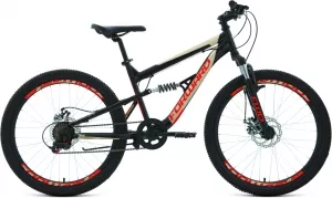 Велосипед Forward Raptor 24 2.0 disc 2021 (черный/красный) фото