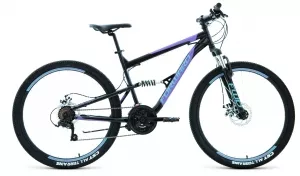 Велосипед Forward Raptor 27.5 2.0 (черный/фиолетовый, 2020) фото
