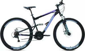 Велосипед Forward Raptor 27.5 2.0 D р.16 2022 (черный/фиолетовый) фото