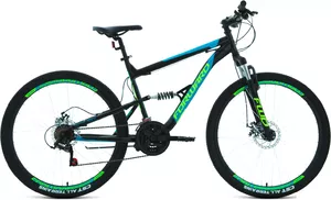 Велосипед Forward Raptor 27.5 2.0 D р.18 2022 (черный/голубой) icon