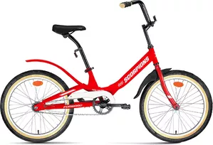 Детский велосипед Forward Scorpions 20 1.0 2022 (красный/белый) фото
