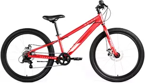 Велосипед Forward Spike 24 D 2023 (красный/белый) фото