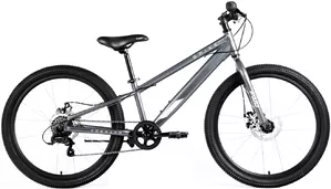 Велосипед Forward Spike 24 D 2023 (серый/серебристый) фото