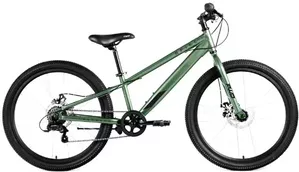 Велосипед Forward Spike 24 D 2023 (зеленый/черный) фото