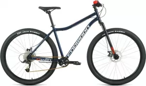 Велосипед Forward Sporting 29 X D р.17 2022 (темно-синий/красный) фото