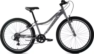 Велосипед Forward Twister 24 1.0 2022 (черный/серебристый) фото
