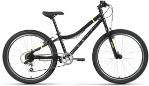 Велосипед Forward Unit 24 1.0 2023 RB3R46158XBKXYE (черный/желтый) фото