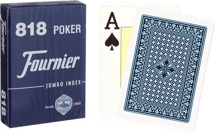 Игральные карты Fournier 818 F21643-b (синий) фото