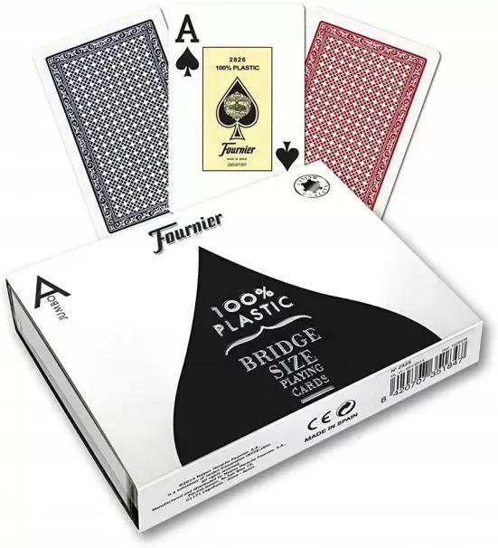 Игральные карты Fournier №2826 2 Jumbo Index Bridge Twin 10016252 фото