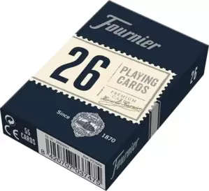 Игральные карты Fournier No 26. Bridge Size F21649-b (синий) фото