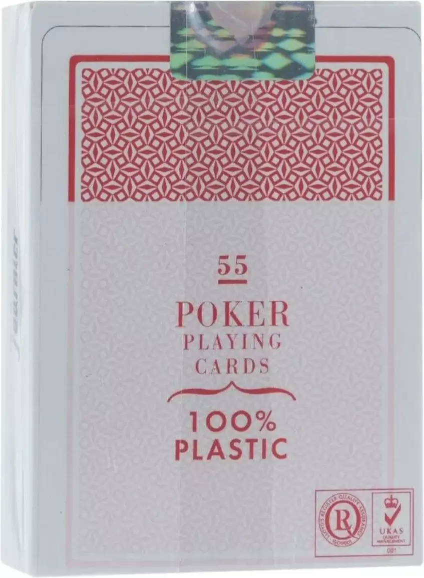 Игральные карты Fournier No. 2800 jumbo index 1028935-r (красный) фото