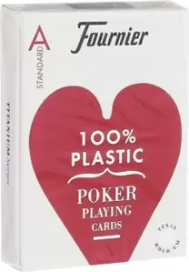 Игральные карты Fournier No. 2800 jumbo index 1028935-r (красный) фото