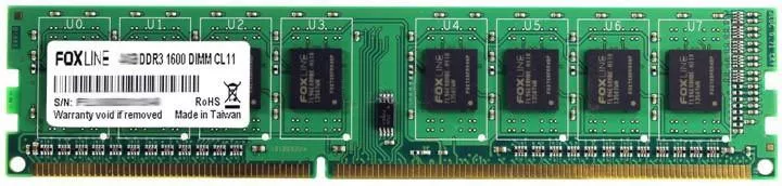 Модуль памяти Foxline FL1600D3U11S1-2G DDR3 PC3-12800 2GB фото