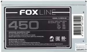Блок питания Foxline FL450S-80 фото