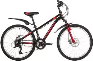 Велосипед Foxx Atlantic D 24 р.12 2022 (черный) фото