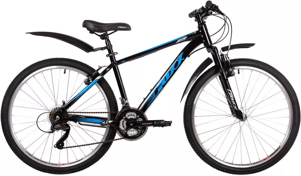 Велосипед Foxx Aztec 29 р.20 2022 (черный/синий) фото