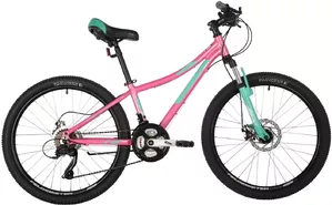 Велосипед Foxx Camellia 24 Disc р.12 2021 (розовый) фото