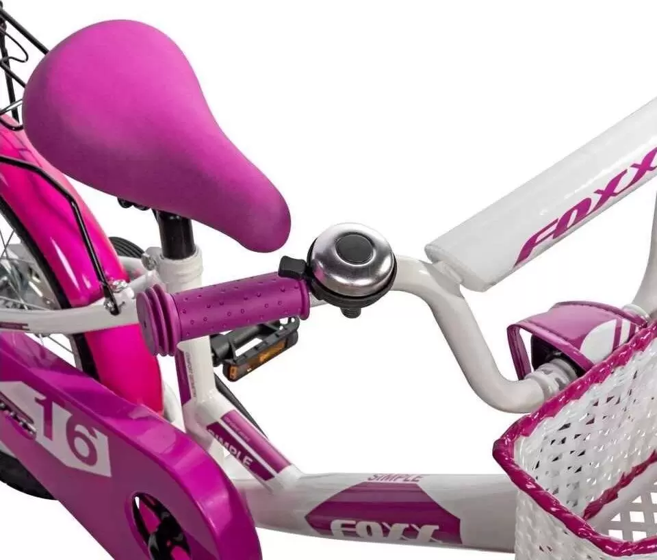 Детский велосипед Foxx Simple 16 164SIMPLE.WT5 2025 (белый) фото