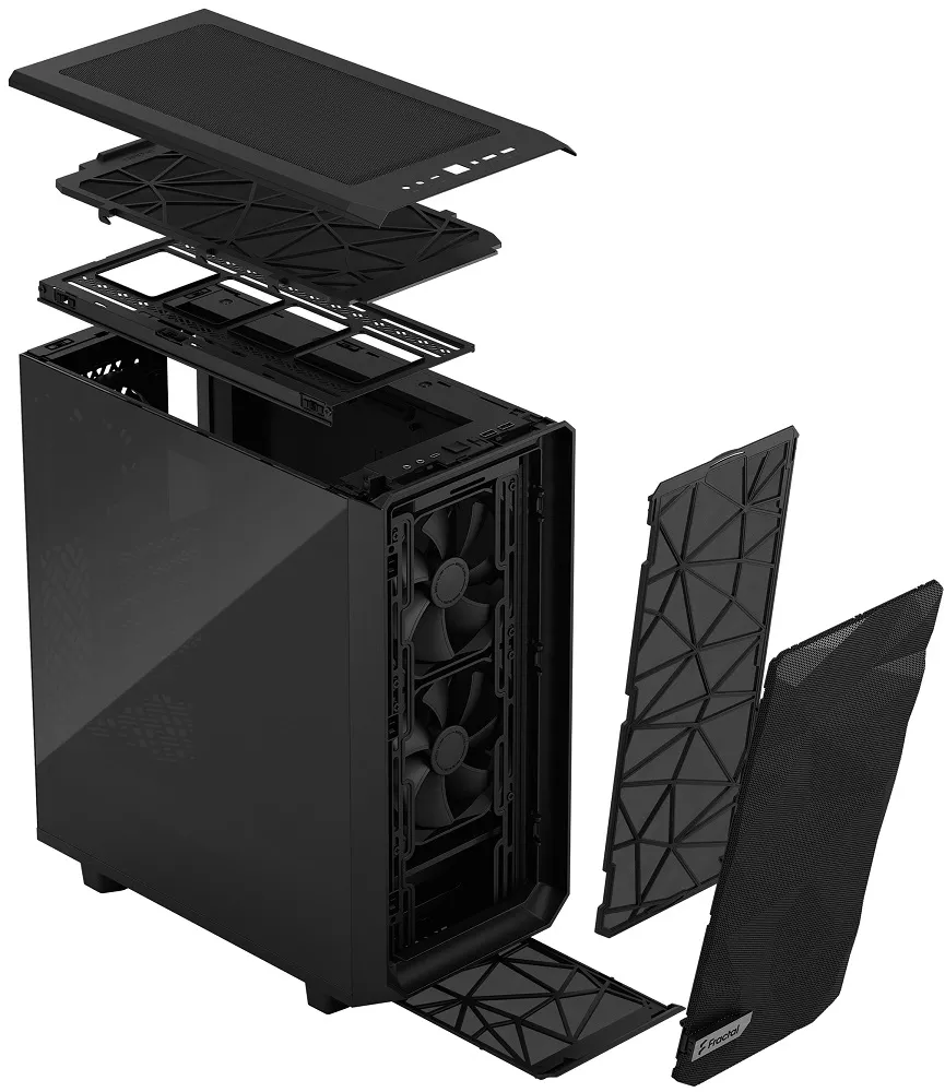 Корпус Fractal Design Meshify 2 Mini Black TG dark tint FD-C-MES2M-01 фото 10