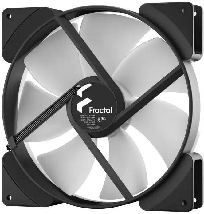 Комплект вентиляторов для корпуса Fractal Design Prisma AL-18 PWM FD-FAN-PRI-AL18-PWM-2P фото