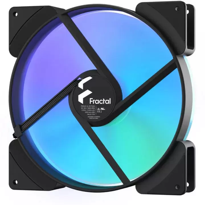Комплект вентиляторов для корпуса Fractal Design Prisma AL-18 PWM FD-FAN-PRI-AL18-PWM-2P фото