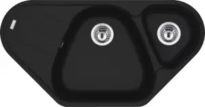 Кухонная мойка Franke Antea AZG 661-E (матовый черный) фото