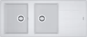 Кухонная мойка Franke Basis BFG 621-116 (полярный белый) фото