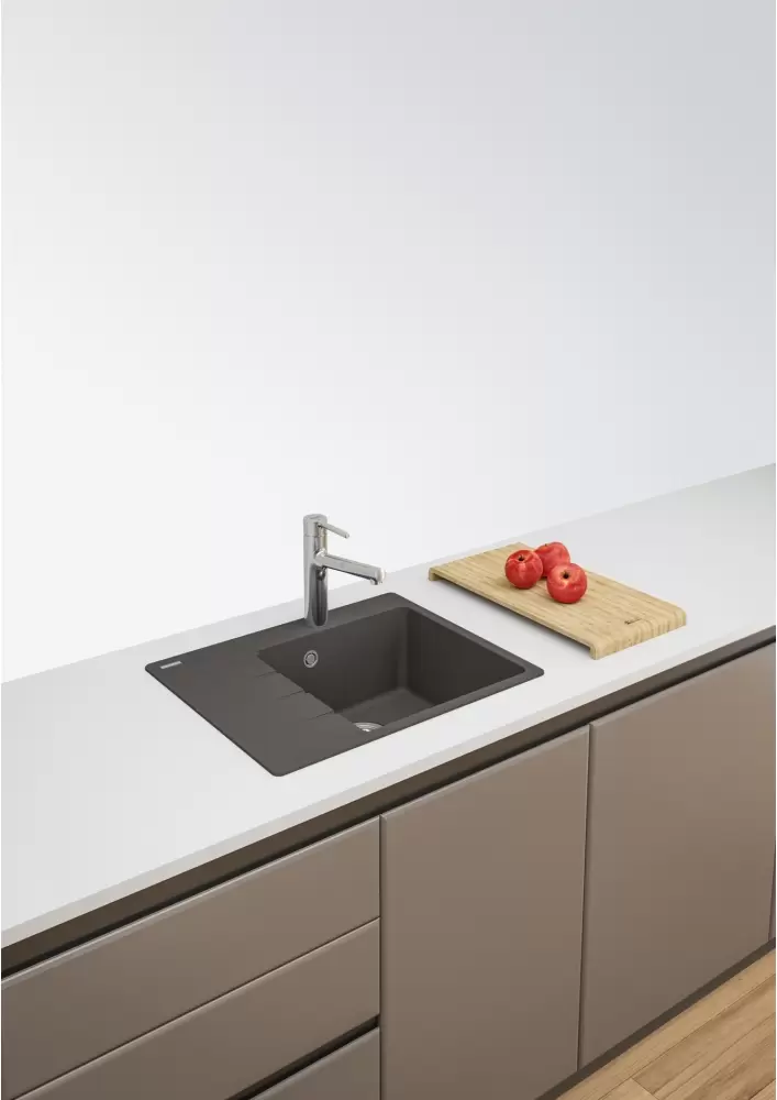 Кухонная мойка Franke Centro CNG 611-62 TL (правая, серый сланец) фото