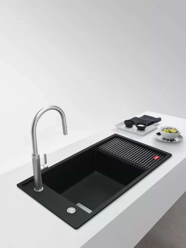 Кухонная мойка Franke Fresno FSG 611-88 (оникс) фото