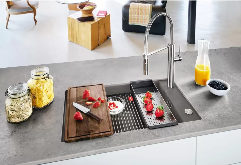 Кухонная мойка Franke Kanon KNG 110-62 (каменный серый) фото