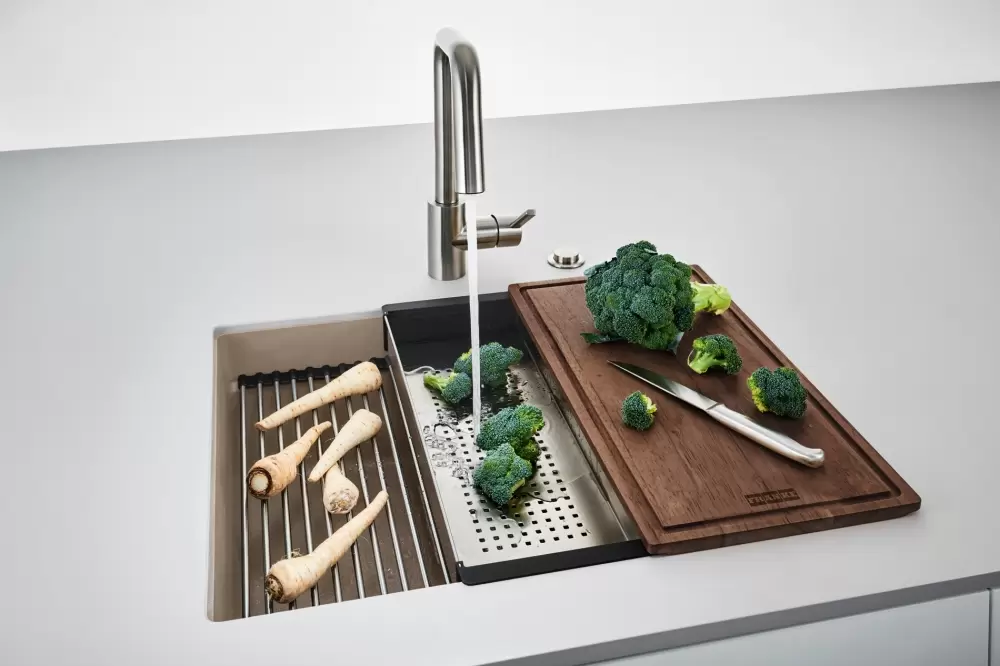 Кухонная мойка Franke Kubus 2 KNG 110-52 (миндаль) фото