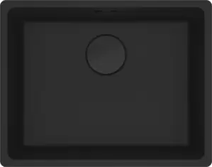 Кухонная мойка Franke Maris MRG 110-52 (матовый черный, черный слив) фото