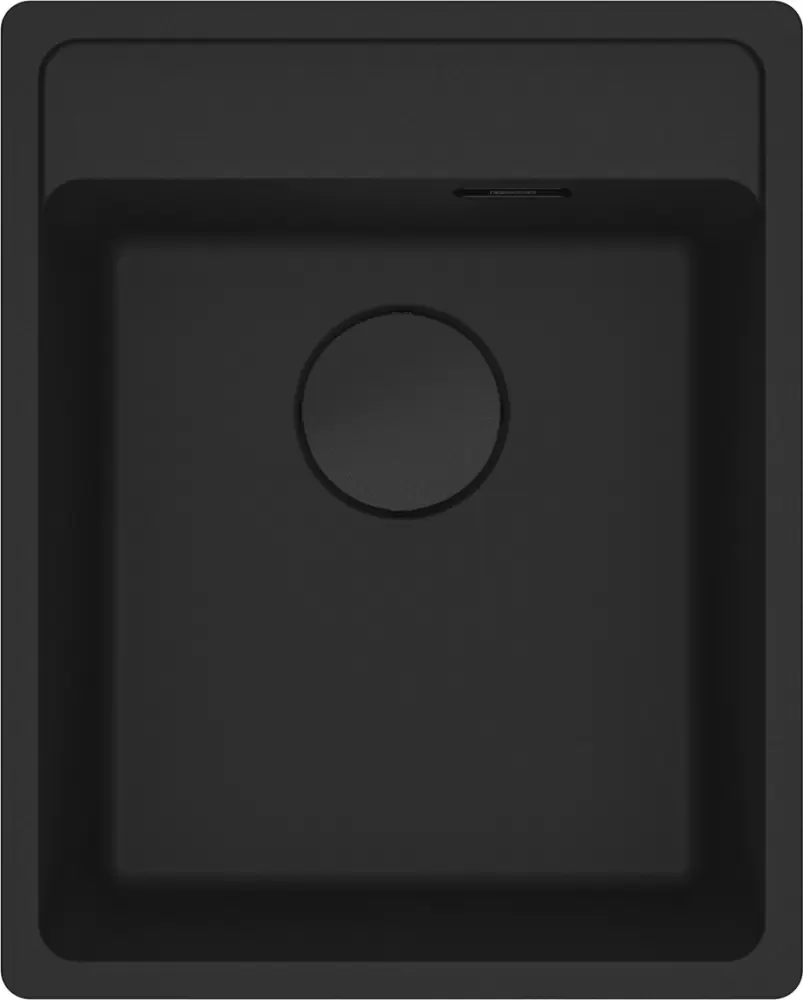 Franke Maris MRG 610-37 (матовый черный, черный слив)