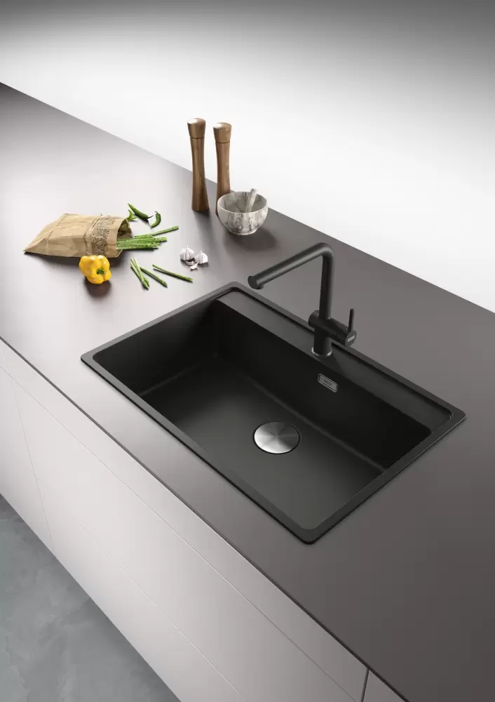 Кухонная мойка Franke Maris MRG 610-72 (матовый черный) фото