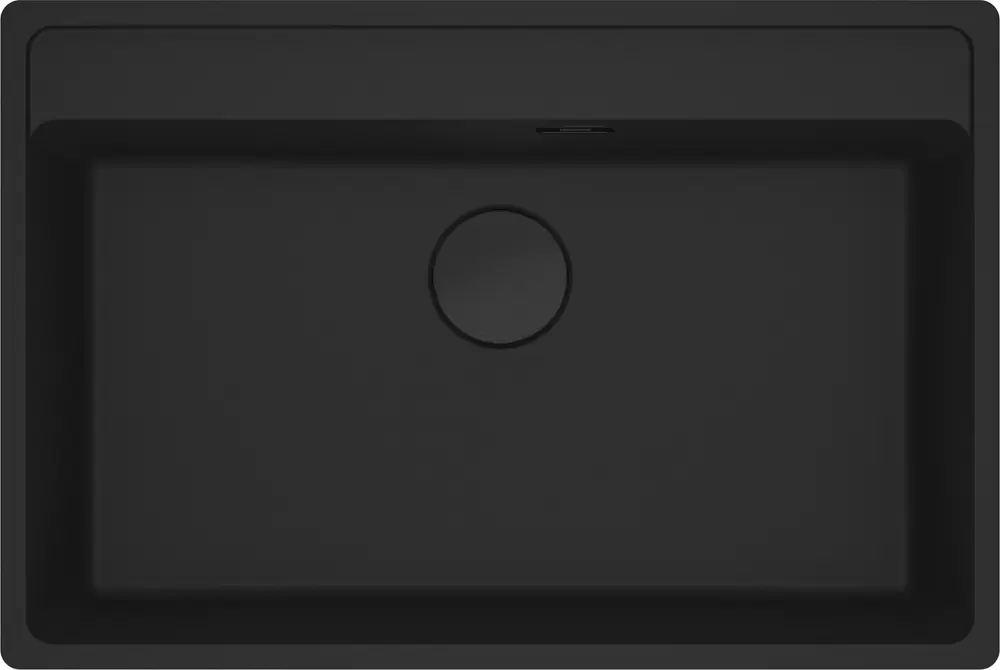 Franke Maris MRG 610-72 (матовый черный, черный слив)