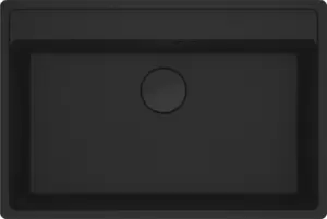 Кухонная мойка Franke Maris MRG 610-72 (матовый черный, черный слив) фото