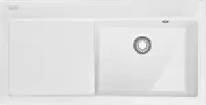 Кухонная мойка Franke Mythos MTK 611-100 (правая, полярный белый) фото